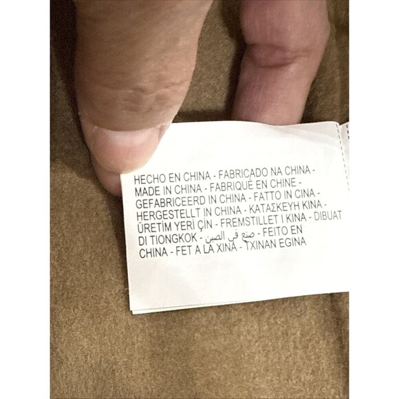 (T6) NWT! Zara WRAP Pea COAT Womens Size S, Brown Wool Blend No Bel - Picture 15 of 15